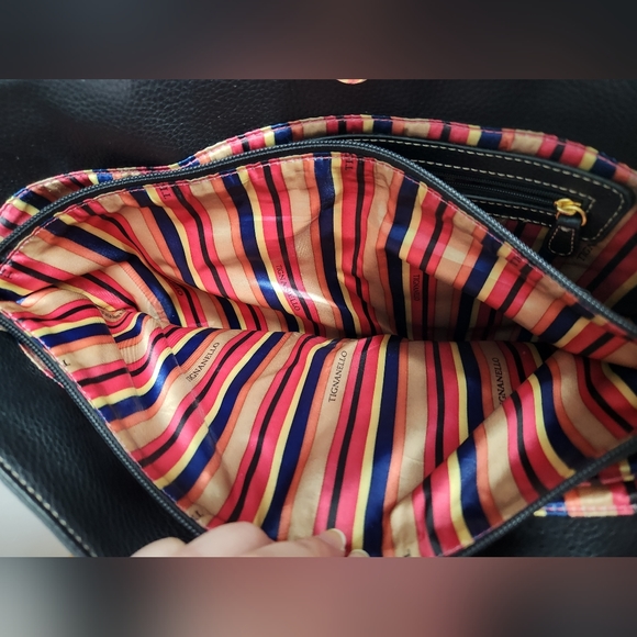 Cute Black Leather Tiganello bag - Picture 7 of 11